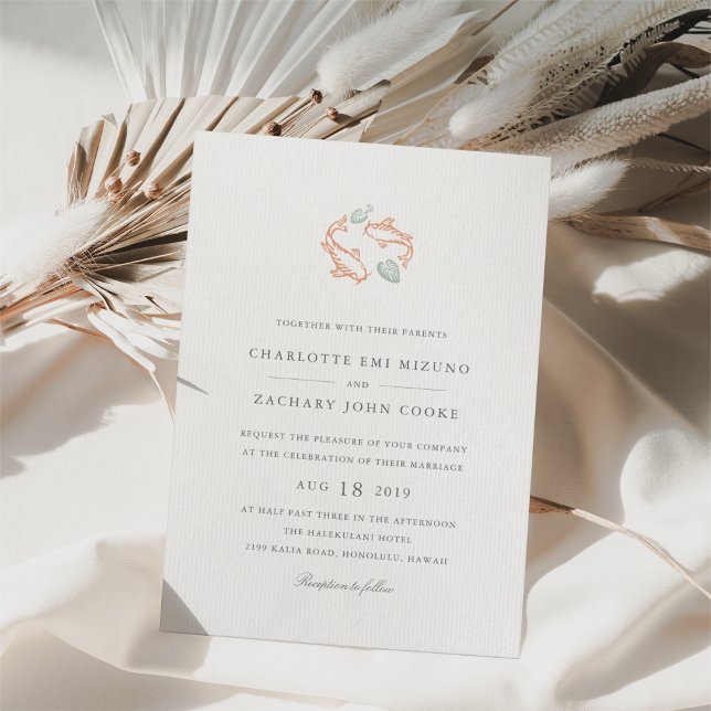 Inbjudan till Koi Pond Wedding (Skapare uppladdad)