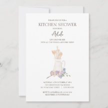 Inbjudan till köksbröllopsfest