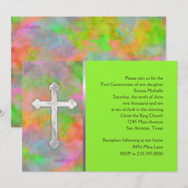 Inbjudan till kommissionens första Abstrakt med Ko (Fram/baksida)