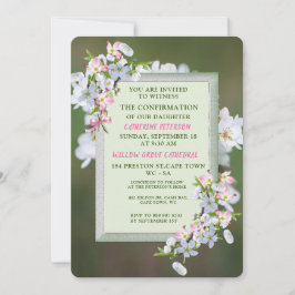 Inbjudan till körsbärsbekräftelse av Blommar