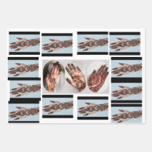 Inbjudan till Kreativet Bröllop Mehandi Design Meh