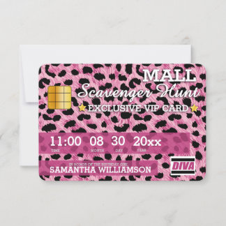 Inbjudan till Kredit Card-Mall-scavenger Hunt Part