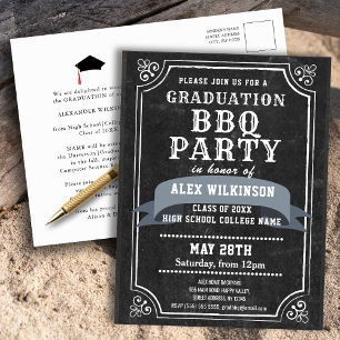 Inbjudan till kretskort BBQ Party Studenten