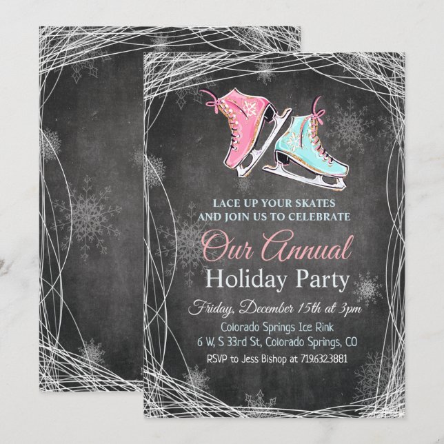 Inbjudan till Krit-is-halloweenfest (Fram/baksida)