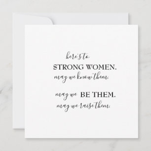 Inbjudan till kvinnodagen i lycklig Internationell