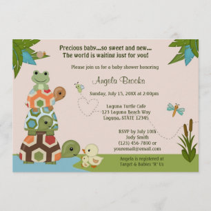 Inbjudan till Laguna Turtle Baby Shower LTC