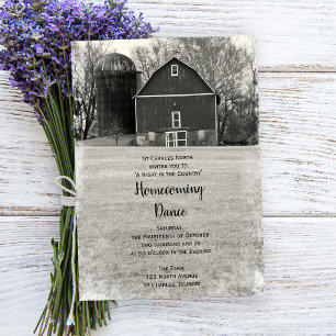 Inbjudan till Land Barn och Silo Homecoming Dance