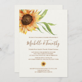 Inbjudan till Land-bröllopsbröllop