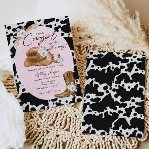 Inbjudan till Land Cowgirl Baby Shower