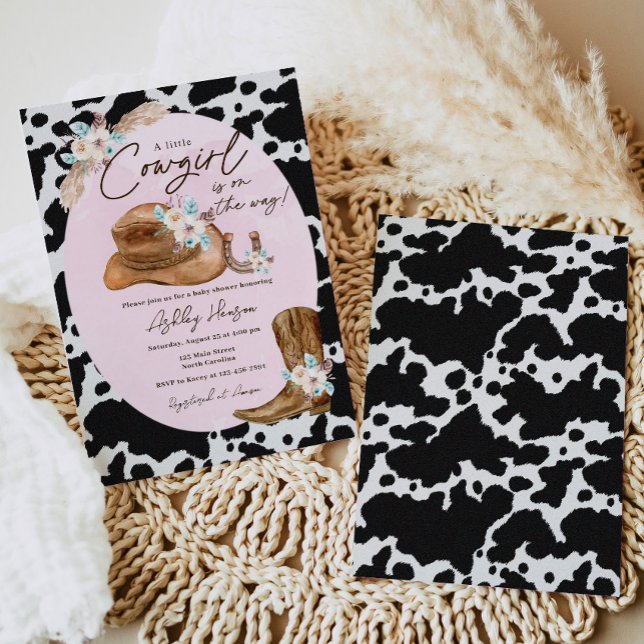 Inbjudan till Land Cowgirl Baby Shower (Skapare uppladdad)