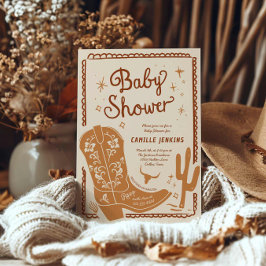 Inbjudan till land Rustic Boy Baby Shower
