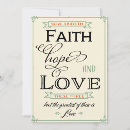 Inbjudan till Landsbyggsbröllop för orange och ska