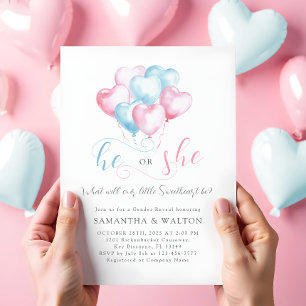 Inbjudan till Lars Gender Reveal Party