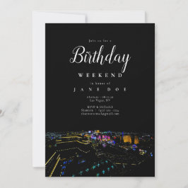 Inbjudan till Las Vegas Skyline Birthday Helg