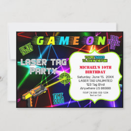 Inbjudan till Laser Märkre på födelsedagen