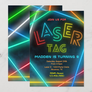 Inbjudan till Laser Märkre på födelsedagen Laser