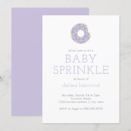 Inbjudan till Lavender Gender Neutral Baby Sprinkl
