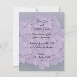 Inbjudan till Lavender Hydrangea Wedding