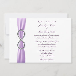 Inbjudan till Lavender Infinity Wedding