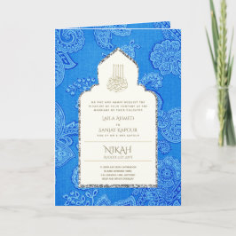 Inbjudan till LeahG Paisley Ornate Islamic Wede