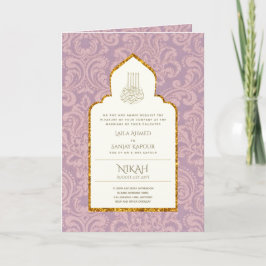 Inbjudan till LeahG Paisley Ornate Islamic Wede
