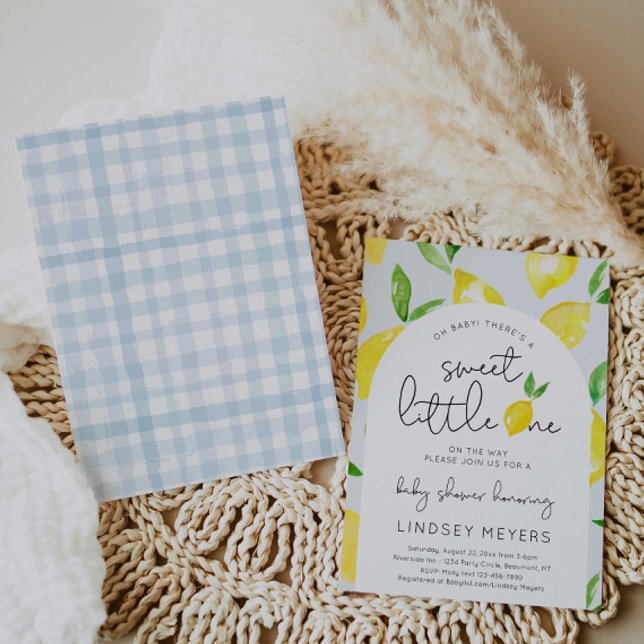 Inbjudan till Lemon Baby Shower | Citrus Shower (Skapare uppladdad)