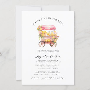 Inbjudan till Lemon Mamma Main Squeeze Baby Shower