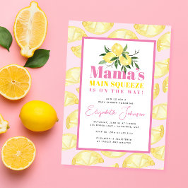Inbjudan till Lemon Mamma Main Squeeze Baby Shower