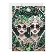 Inbjudan till lesbiskens bröllop