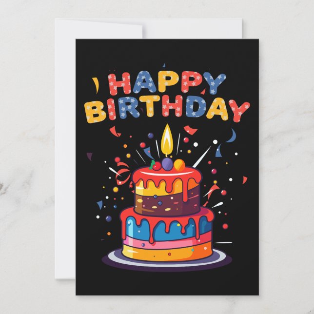 Inbjudan till leverans av temat grattis på födelse (Framsida)