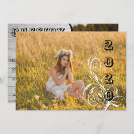 Inbjudan till Light Wood Land Stil Studenten