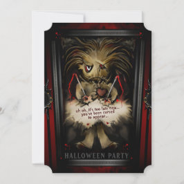 Inbjudan till Lil Voodoo Doll Halloween fest
