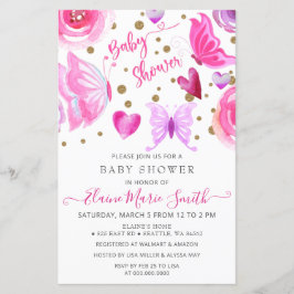 Inbjudan till Lila för spädbarnshögtalare för budg