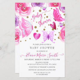 Inbjudan till Lila för spädbarnshögtalare för budg