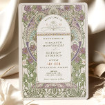 Inbjudan till Lilac Wedding Art nouveau av Mucha<br><div class="desc">Inbjudan från art nouveau Vintage bröllop av Alphonse Mucha i en blommigt, romantisk och visemisk utformning. Viktorianska blommor kompletterar klassisk konst deco typsnitt. Ange din anpassningsbar så är du klar. Om du vill ändra designen ytterligare klickar du bara på den blå knappen "Anpassa den". Tack så mycket för att du...</div>