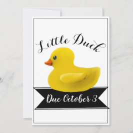 Inbjudan till lilla Anka Baby Shower