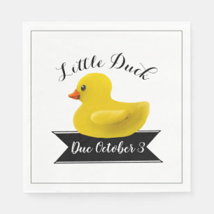 Inbjudan till lilla Anka Baby Shower Pappersservett