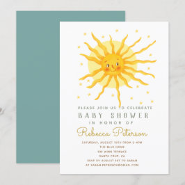 Inbjudan till lilla Sol Baby Shower