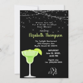Inbjudan till Lime Margarita Möhippa Cocktail Show