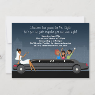 Inbjudan till Limo Bachelorette Party