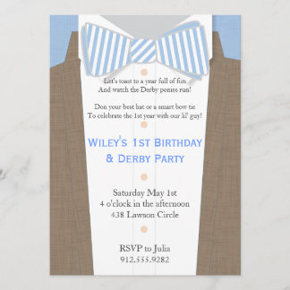 Inbjudan till Linen Kostym och Seersucker Bow Tie 