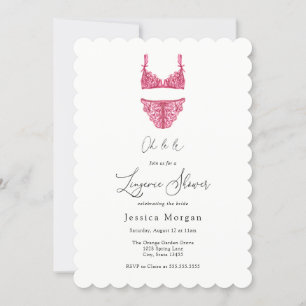 Inbjudan till Lingerie Shower