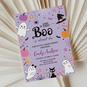 Inbjudan till Little Boo Baby Shower