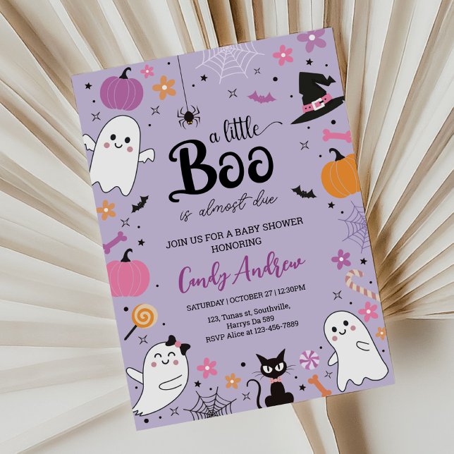 Inbjudan till Little Boo Baby Shower (Skapare uppladdad)
