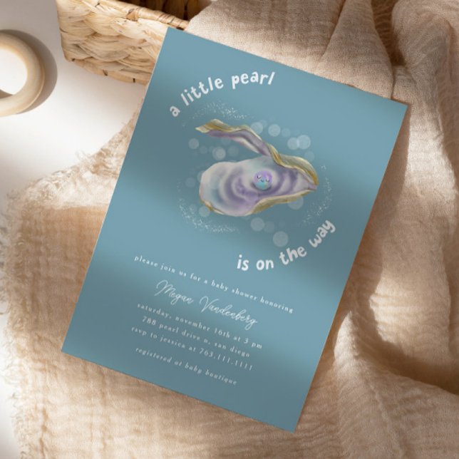 Inbjudan till Little Pearl Baby Shower (Skapare uppladdad)
