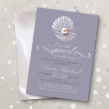 Inbjudan till Little Pearl Baby Shower