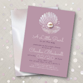 Inbjudan till Little Pearl Baby Shower