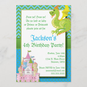 inbjudan till Little Prince Fairy Tale Party