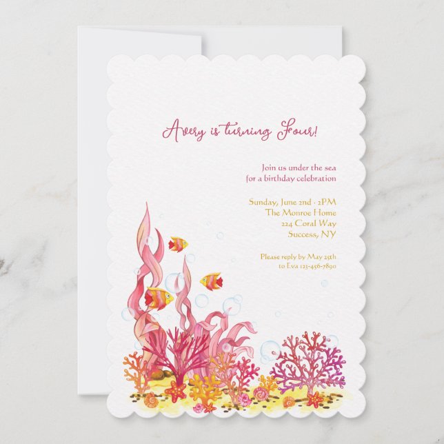 Inbjudan till livstid i havet (Framsida)