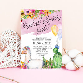 Inbjudan till Llama och Cactus Möhippa Fiesta